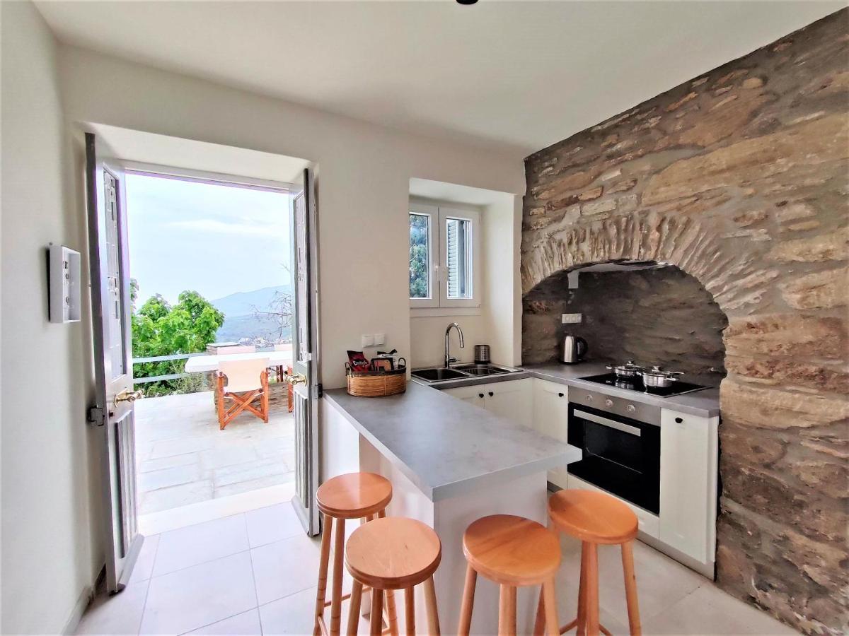 Spiti Sea View Neoclassical House In Steniaí Dış mekan fotoğraf
